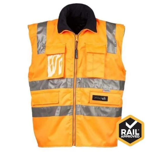 Picture of PMB2G, Premium Rain Vest, Ripstop, 3M Tape, Rail Spec