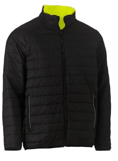 Picture of Bisley, Taped Hi Vis Reversible Puffer Jacket