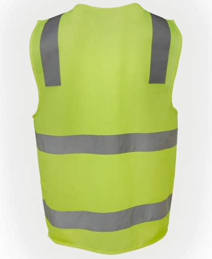 Picture of JB's Wear, HV (D+N) Zip Lime Safety Vest - Staff