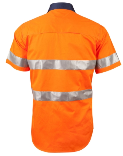 Picture of Winning Spirit, Mens High Visibility S/S Safety Shirt