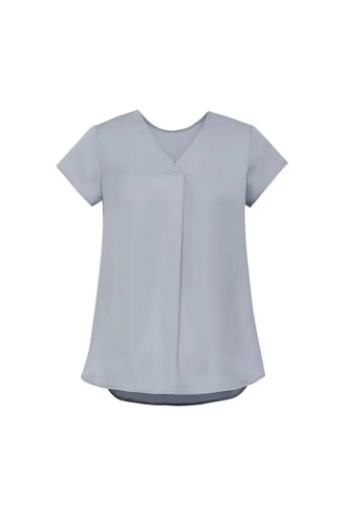 Picture of Biz Corporates, Kayla V-Neck Pleat Blouse
