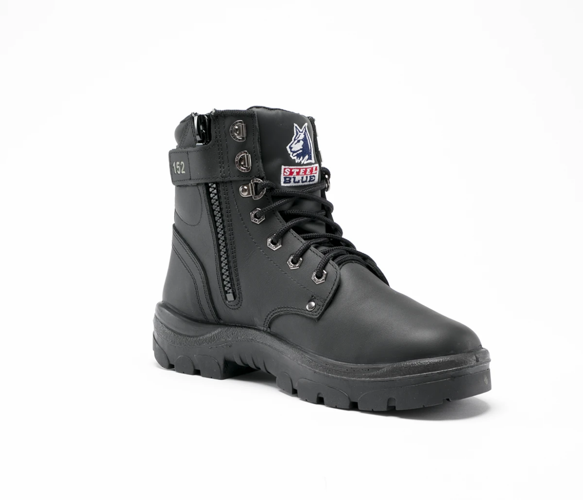 Picture of Steel Blue, Argyle Zip, Safety Boot, Steel Toe Cap