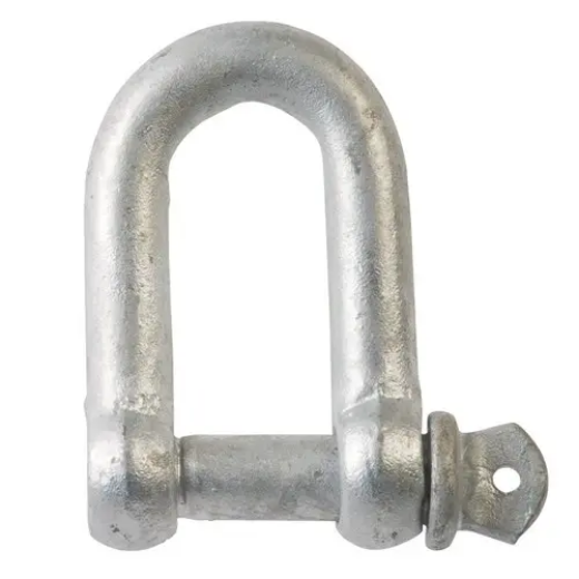 Picture of Beaver, Hot Dipped Galvanised Commercial Dee Shackles - Galvanised Size 13mm