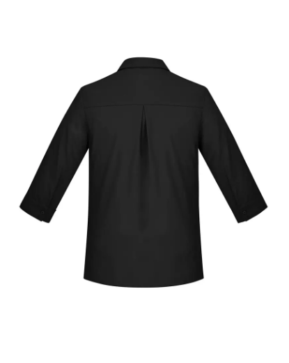 Picture of Biz Care Florence Womens Plain 3/4 Sleeve Shirt - Charcoal - Size 18