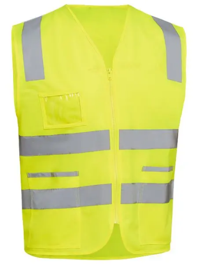 Picture of Bisley, Taped Hi Vis Safety Zip Vest - Yellow Size 2XL