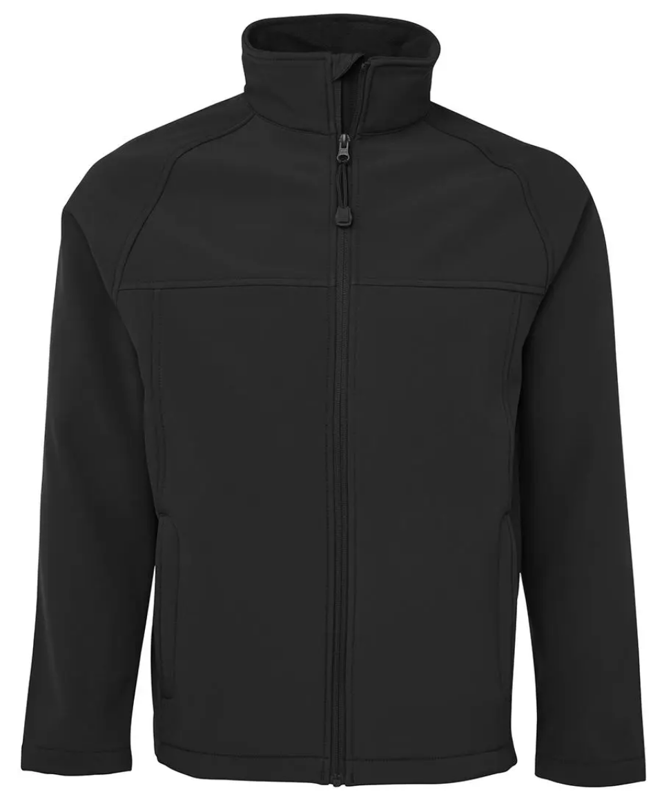 Picture of JB's Wear, Kids and Adults Layer (Softshell) Jacket- Black Size 6/7XL
