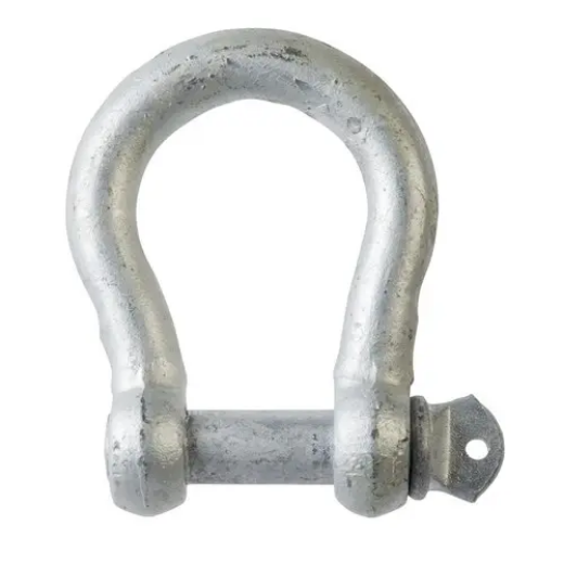 Picture of Beaver, Hot Dipped Galvanised Commercial Bow Shackles - Galvanised Size 20mm